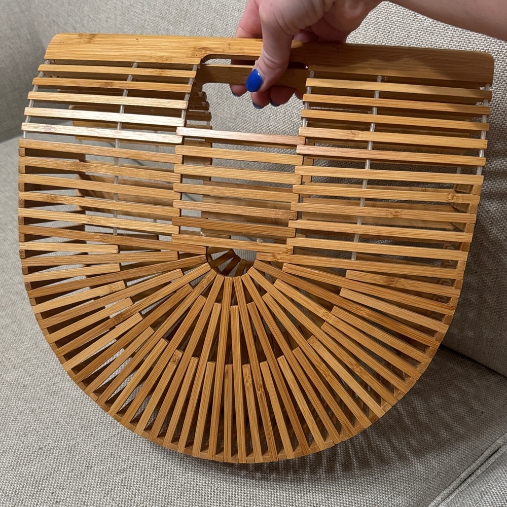 Vintage Natural Bamboo Women's Bag